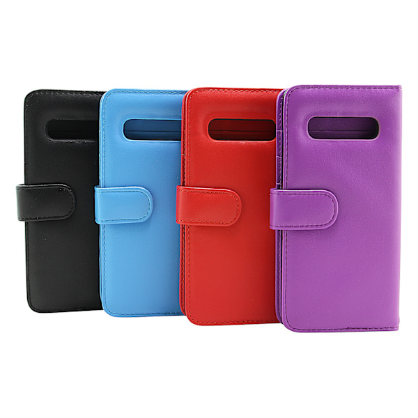 Skimblocker Plånboksfodral Samsung Galaxy S10 Plus (G975F) Ljusblå