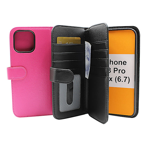 Skimblocker XL Wallet iPhone 13 Pro Max (6.7) Hotpink