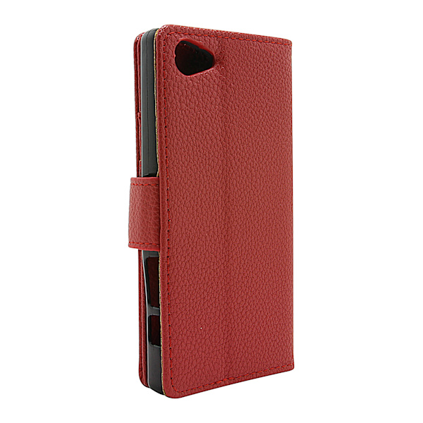 New Standcase Wallet Sony Xperia Z5 Compact (E5823) Röd