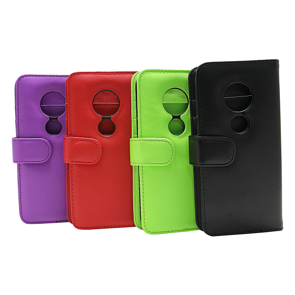 Skimblocker Plånboksfodral Motorola Moto E5 Play Grön