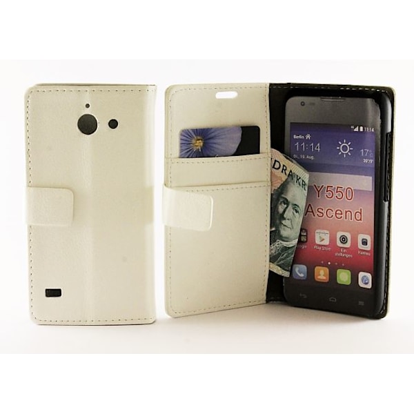 Standcase wallet Huawei Ascend Y550 Vit