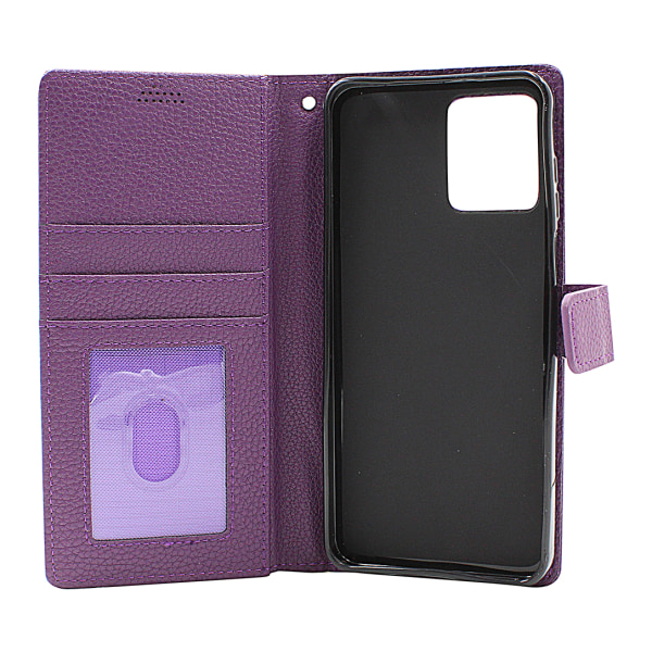 New Standcase Wallet Motorola Moto G53 5G Röd