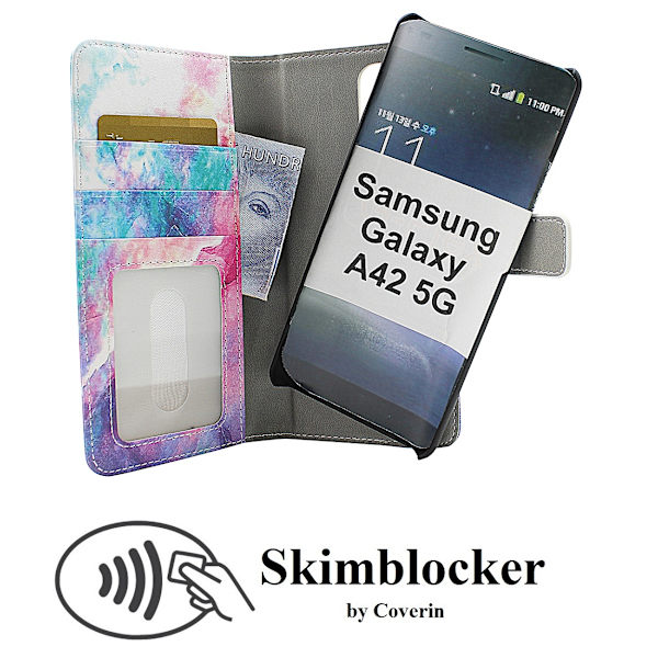Skimblocker Magnet Designwallet Samsung Galaxy A42 5G