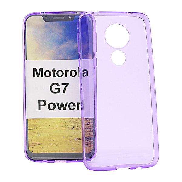 TPU skal Motorola Moto G7 Power Lila
