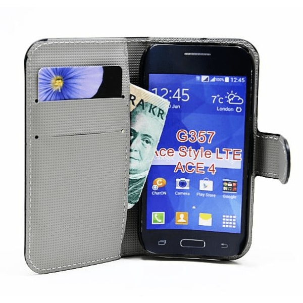 Standcase wallet Samsung Galaxy Ace 4 (G357F)