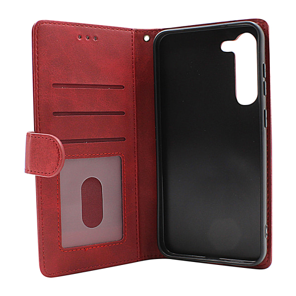 Zipper Standcase Wallet Samsung Galaxy S23 Plus 5G Marinblå