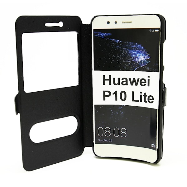 Flipcase Huawei P10 Lite Svart