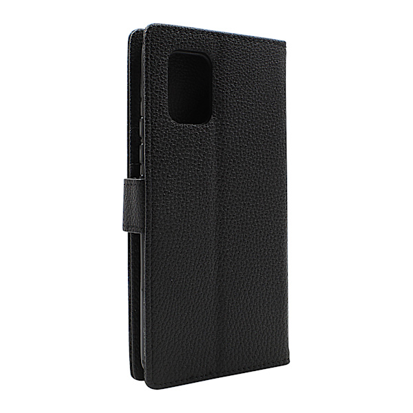 New Standcase Wallet Xiaomi Mi 10 Lite (Svart) Ljusblå