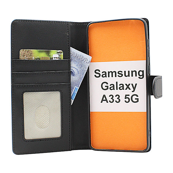 Skimblocker Samsung Galaxy A33 5G Plånboksfodral