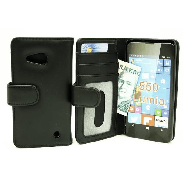 Plånboksfodral Microsoft Lumia 550 Svart