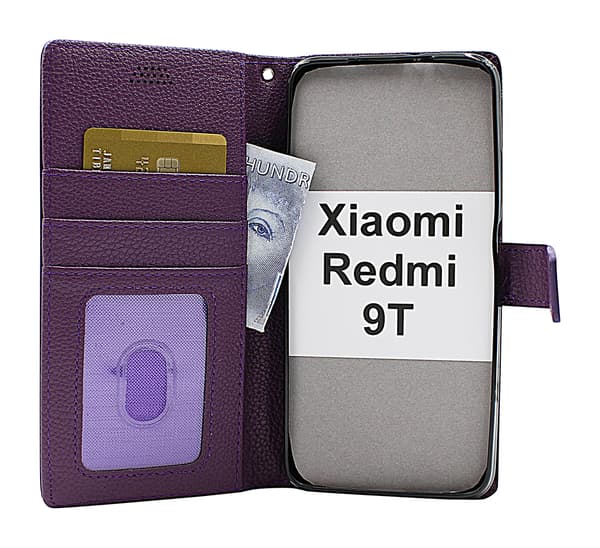 New Standcase Wallet Xiaomi Redmi 9T Svart