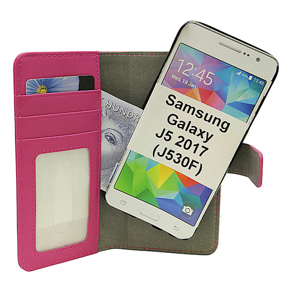 Magnet Wallet Samsung Galaxy J5 2017 (J530FD) Hotpink