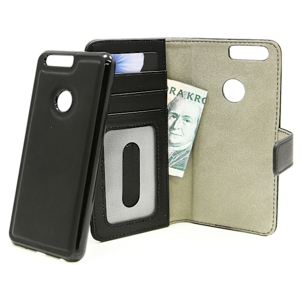 Skimblocker Magnet Wallet Huawei Honor 8 Svart