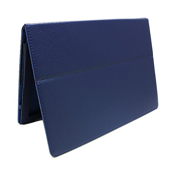 Standcase Fodral Lenovo Tab 4 10 / 10 Plus (ZA2J / ZA2M / ZA2R) Marinblå