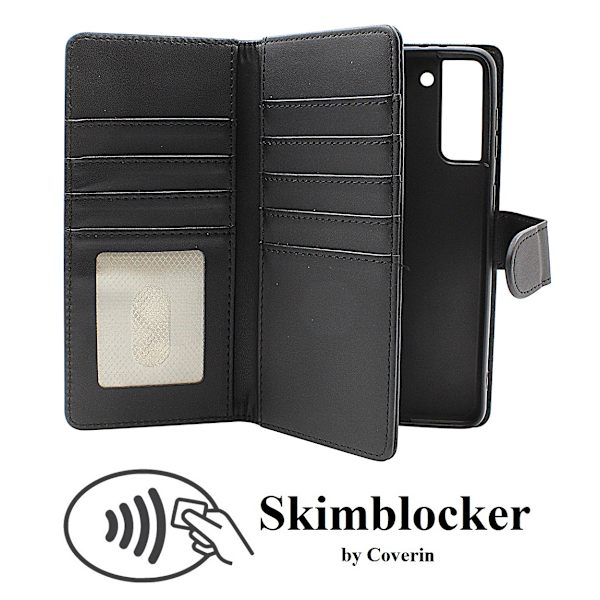 Skimblocker Samsung Galaxy S21 Plus 5G XL Plånboksfodral