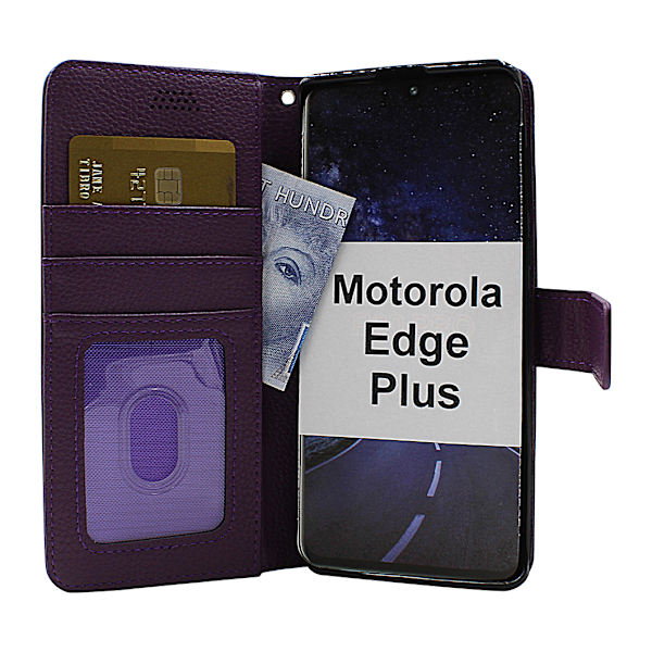 New Standcase Wallet Motorola Edge Plus Lila