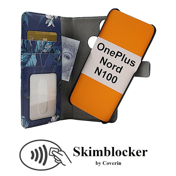 Skimblocker Magnet Designwallet OnePlus Nord N100