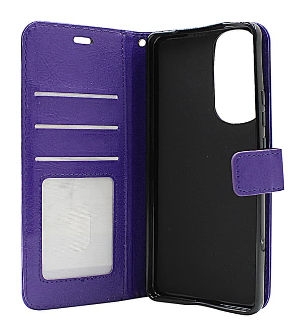Crazy Horse Wallet Motorola Edge 30 Grön