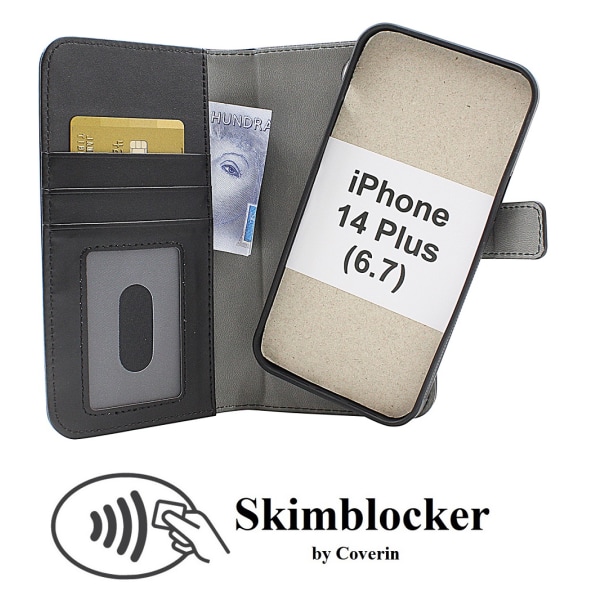 Skimblocker Magnet Fodral iPhone 14 Plus (6.7)
