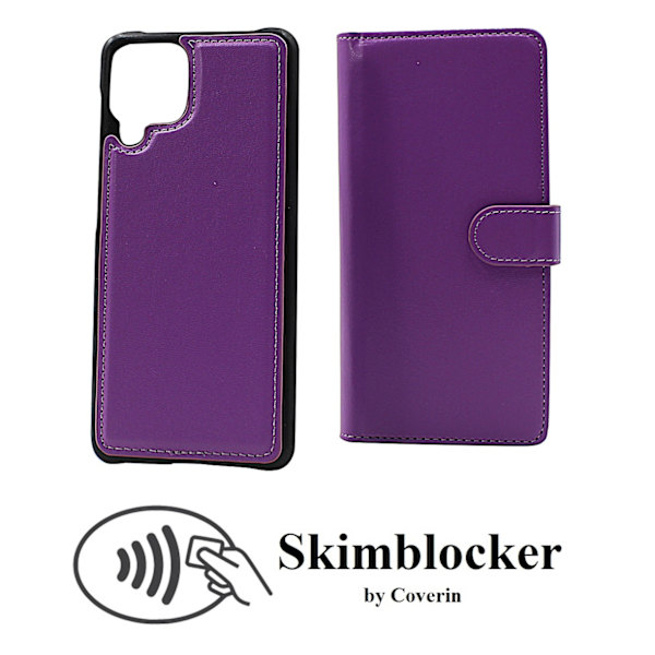 Skimblocker XL Magnet Fodral Samsung Galaxy A22 (A225F/DS) Lila