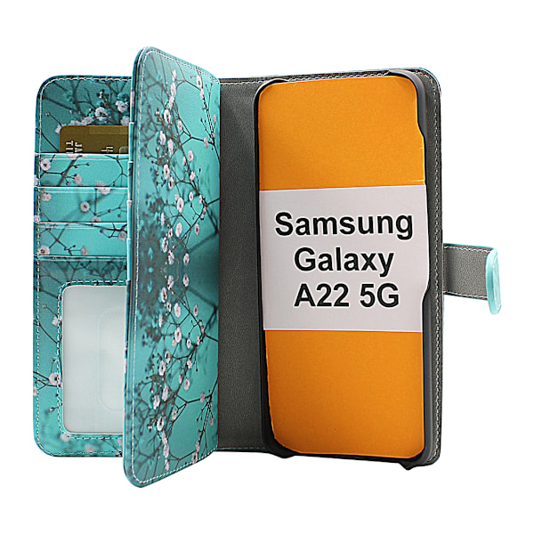 Skimblocker XL Magnet Designwallet Samsung Galaxy A22 5G