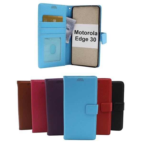 New Standcase Wallet Motorola Edge 30 Svart