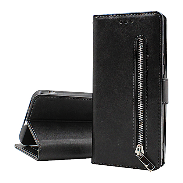 Zipper Standcase Wallet Sony Xperia 10 V 5G Svart