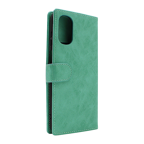 Zipper Standcase Wallet Motorola Moto E32s Grå