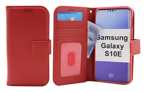 Standcase Wallet Samsung Galaxy S10e (G970F) Röd