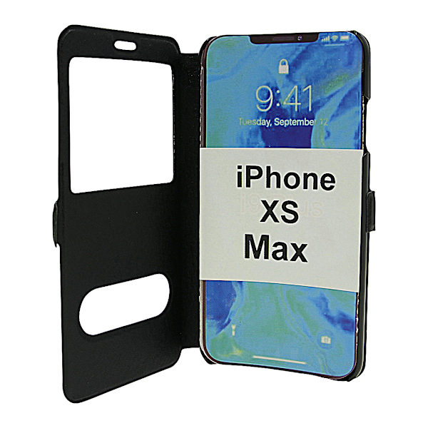 Flipcase iPhone Xs Max Svart