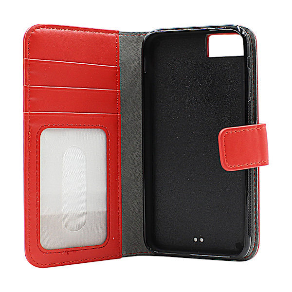 Skimblocker Magnet Wallet iPhone 8 Röd