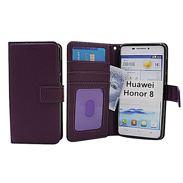New Standcase Wallet Huawei Honor 8 Lila