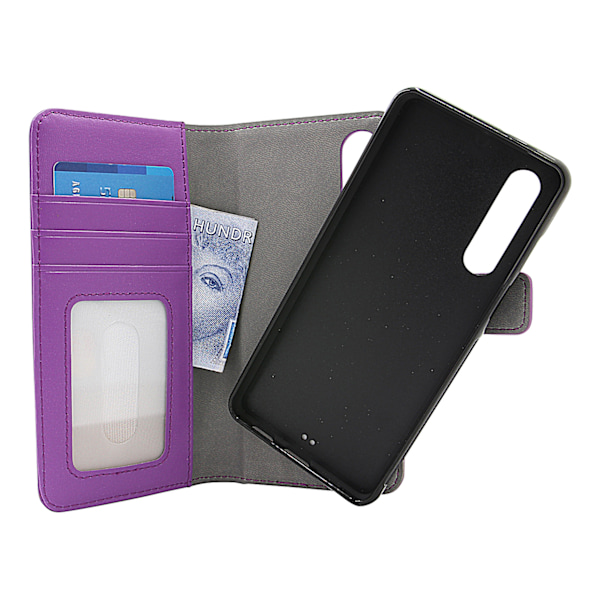 Skimblocker Magnet Wallet Huawei P30 Lila