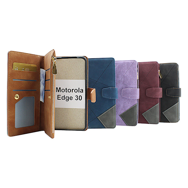 XL Standcase Lyxfodral Motorola Edge 30 Brun