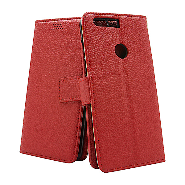 New Standcase Wallet Huawei Honor 8 Röd