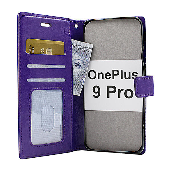 Crazy Horse Wallet OnePlus 9 Pro Svart