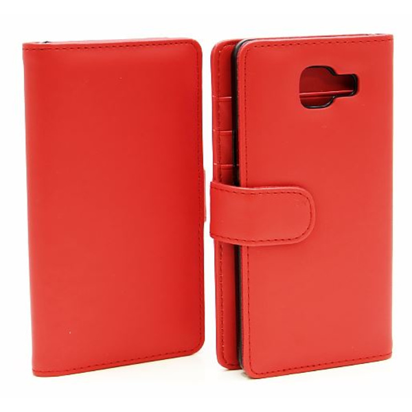 Skimblocker Plånboksfodral Samsung Galaxy A5 2016 (A510F) Röd