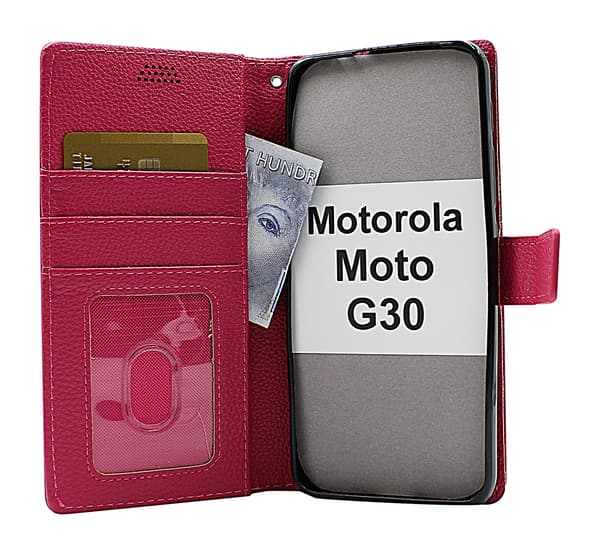 New Standcase Wallet Motorola Moto G30 Lila