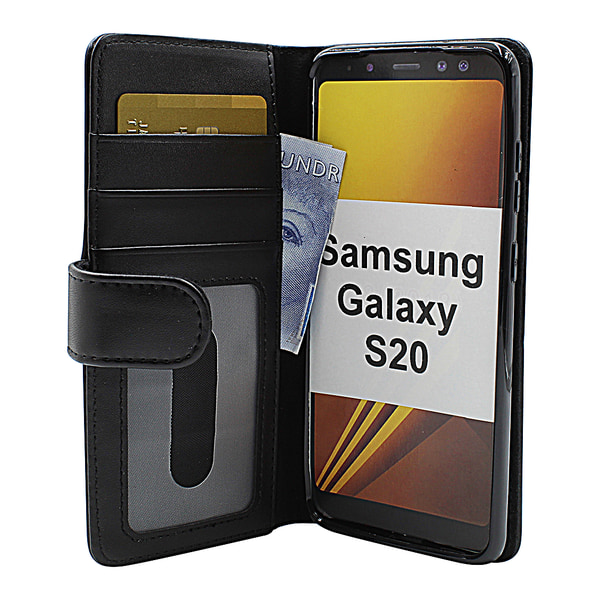 Skimblocker Plånboksfodral Samsung Galaxy S20 (G980F) Lila