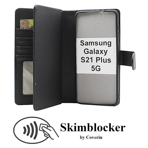 Skimblocker Galaxy S21 Plus 5G XL Magnet Plånboksfodral