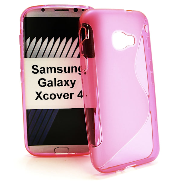 S-Line Skal Samsung Galaxy Xcover 4 (G390F) Hotpink