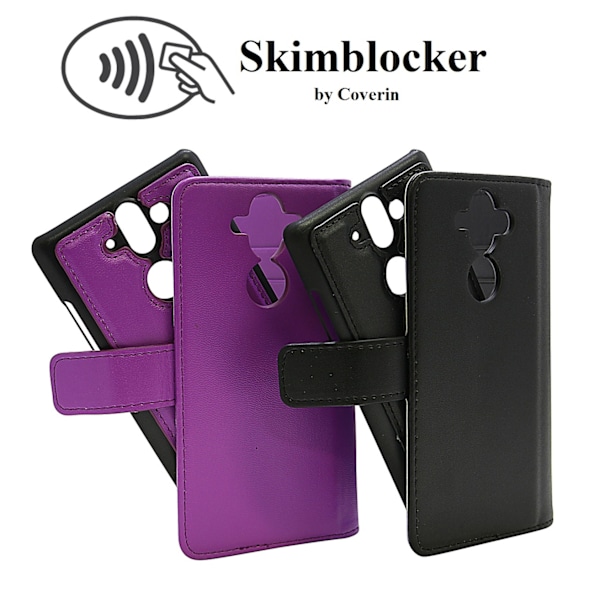 Skimblocker Magnet Wallet Nokia 8 Sirocco Svart