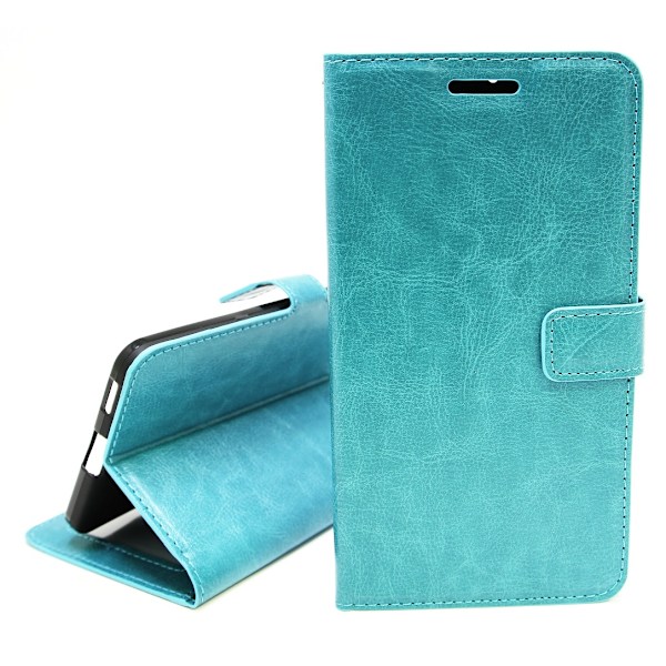 Crazy Horse Wallet Samsung Galaxy A8 2018 (A530FD) Turkos