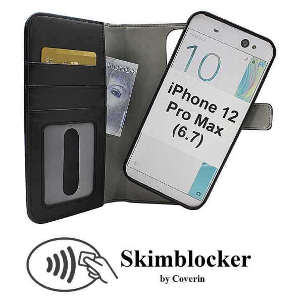 Skimblocker Magnet Fodral iPhone 12 Pro Max (6.7)