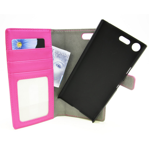 Magnet Wallet Sony Xperia XZ Premium (G8141) Hotpink