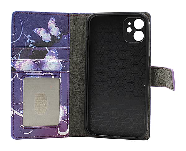 Skimblocker iPhone 11 (6.1) Magnet Plånboksfodral Design