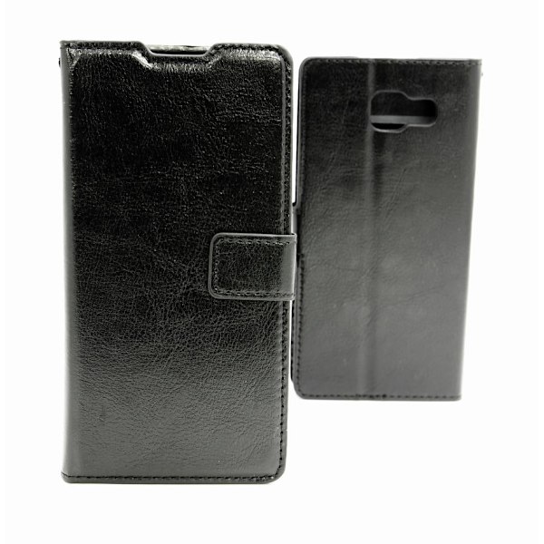 Crazy Horse Wallet Samsung Galaxy A3 2016 (A310F) Svart