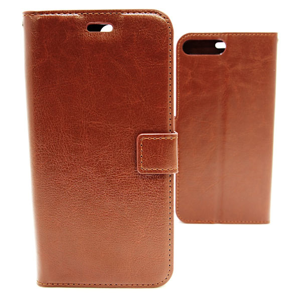 Crazy Horse Wallet iPhone 8 Plus Brun A334