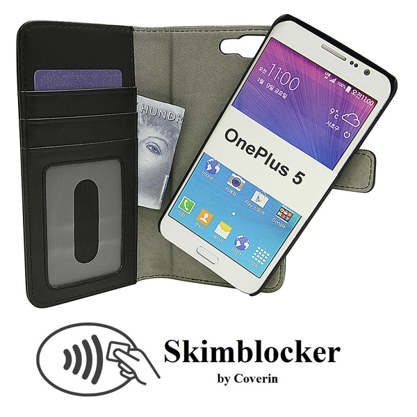 Skimblocker Magnet Wallet OnePlus 5
