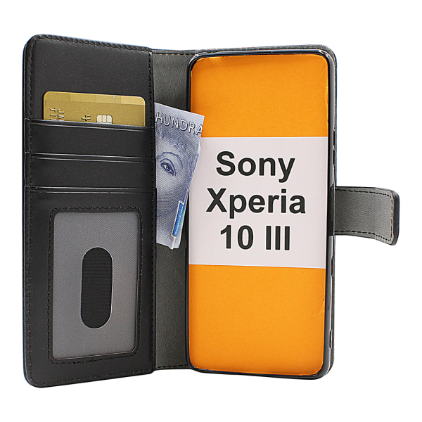 Skimblocker Magnet Fodral Sony Xperia 10 III (XQ-BT52) Svart